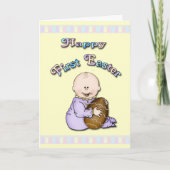 Gelukkige Eerste Pasen Feestdagen Kaart (Voorkant)