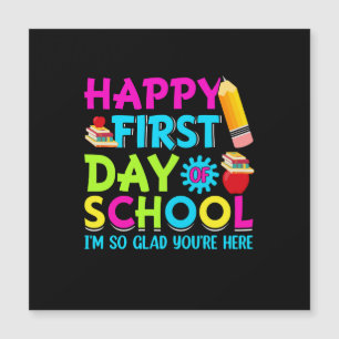 gelukkige eerste schooldag