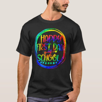 Gelukkige eerste schooldag Leraar Directeur Onderw T-shirt