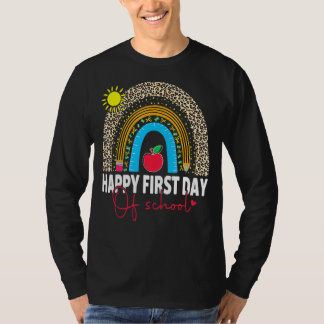Gelukkige eerste schooldag   Leraren Studenten Reg T-shirt