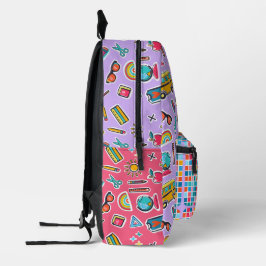 Gelukkige eerste schooldag Monogram Persoonlijk Bedrukte Rugzak