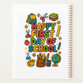 Gelukkige eerste schooldag planner (Achterkant)