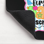 Gelukkige eerste schooldag potlood leraar kinderen muismat (Hoek)
