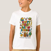 Gelukkige eerste schooldag t-shirt (Voorkant)