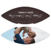 Gelukkige Eerste Vaderdag Custom Foto & Tekst American Football (Panelen)