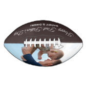 Gelukkige Eerste Vaderdag Custom Foto & Tekst American Football (Voorkant)