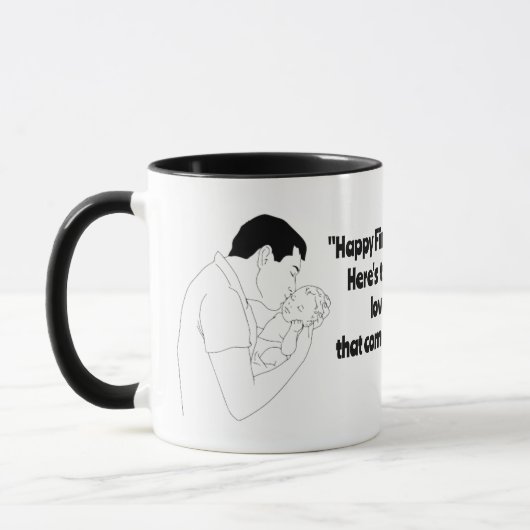 Gelukkige eerste vaderdag, eindeloze vreugde en li mok (Links)