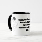 Gelukkige eerste vaderdag, eindeloze vreugde en li mok (Voorkant links)