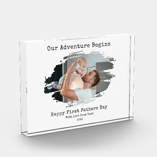 Gelukkige eerste vaderdag fotoblokken (Links)