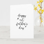 gelukkige eerste vaderdag kaart (Gele Bloem)