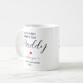 Gelukkige eerste Vaderdag Mok (Voorkant links)