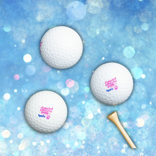 Gelukkige eerste Vaderdag Papa   Golfballen