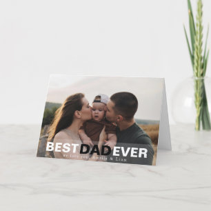 Gelukkige eerste Vaderdag van vrouw Bedankkaart