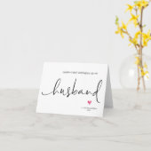 Gelukkige eerste verjaardag als mijn man cadeau va kaart (Gele Bloem)