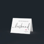 Gelukkige eerste verjaardag als mijn man cadeau va kaart<br><div class="desc">Deze leuke eerste verjaardag als mijn man Kaart,  is een leuke manier om je knappe nieuwe Hubby's verjaardag te vieren!</div>