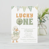 Gelukkige eerste verjaardag op St. Patrick's Day Kaart (Staand voorkant)