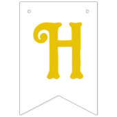 Gelukkige eerste verjaardag vlaggetjes (Tweede vlag)