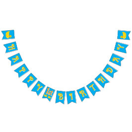 Gelukkige eerste verjaardag vlaggetjes