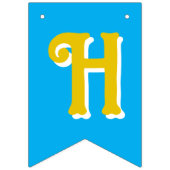 Gelukkige eerste verjaardag vlaggetjes (Tweede vlag)