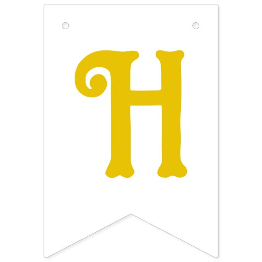 Gelukkige eerste verjaardag vlaggetjes (Tweede vlag)