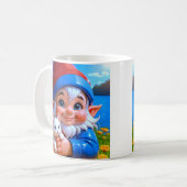 Gelukkige Elf Kat Koffiemok (Voorkant links)