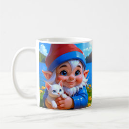 Gelukkige Elf Kat Koffiemok