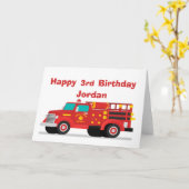 Gelukkige Elke Leeftijd of Jaar Aangepaste Vuurdag Kaart (Gele Bloem)