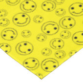 Gelukkige Emoji Gezichten Geel Tafelkleed (Gekanteld)
