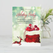 Gelukkige en gezegende kerstviering kaart (Staand voorkant)