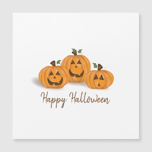 Gelukkige en lachende Jack O Lanterns (Voorkant)