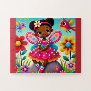 "GELUKKIGE FAIRY EN VOGELS" LEGPUZZEL