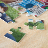 Gelukkige familie legpuzzel (Zijkant)
