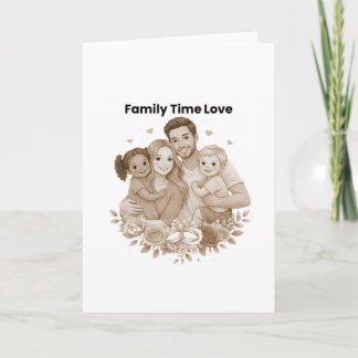 Gelukkige Familiemomenten – Liefde & Saamhorigheid Kaart