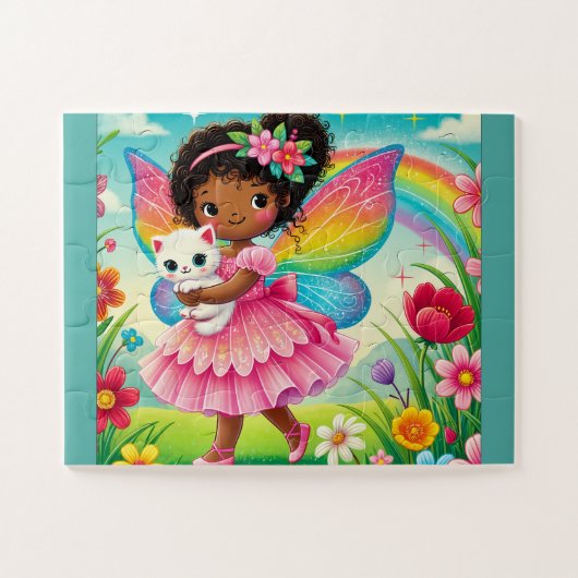 "GELUKKIGE FEËN & KITJES" LEGPUZZEL (Horizontaal)