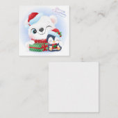 Gelukkige Feestdagen Notitiekaartje (Voorkant / Achterkant)