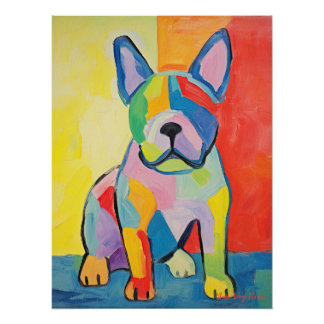 Gelukkige Franse Bulldog 02 - Kaori Perfect Poster