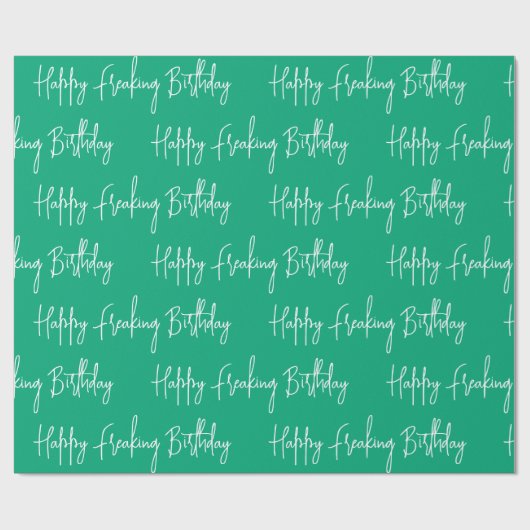 Gelukkige Freaking Birthday Cadeaupapier (Vlak)