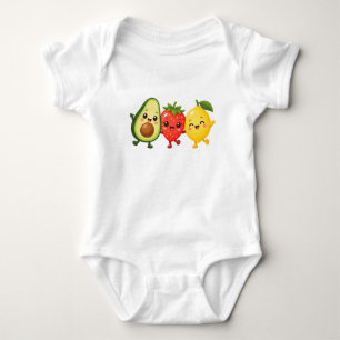 Gelukkige Fruit Vrienden Romper