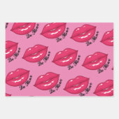 Gelukkige Galantines en Valentijnsdag Inpakpapier Vel (Voorkant 3)