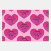 Gelukkige Galantines en Valentijnsdag Inpakpapier Vel (Voorkant 2)