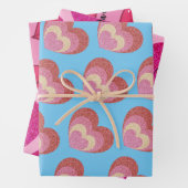 Gelukkige Galantines en Valentijnsdag Inpakpapier Vel (In situ)