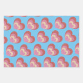 Gelukkige Galantines en Valentijnsdag Inpakpapier Vel (Voorkant)