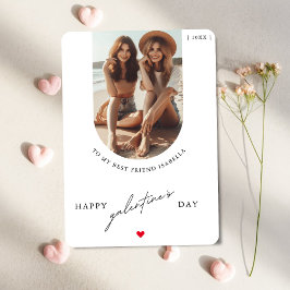 Gelukkige Galentine's dag aan mijn beste vriend fo Feestdagenkaart