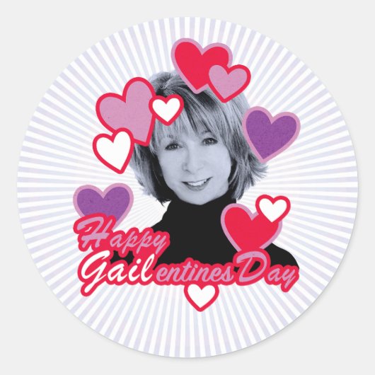 Gelukkige Galentines w / Coronation Street's Gail Ronde Sticker (Voorkant)