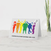 Gelukkige Gay Pride Coming Out Felicitaties Op Maa