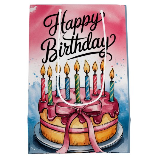 Gelukkige geboortedag cadeautas (Achterkant)