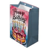 Gelukkige geboortedag cadeautas (Achterkant Gekanteld)