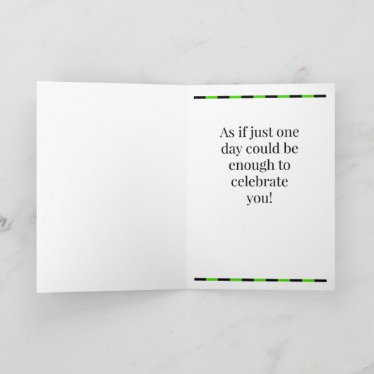 Gelukkige Geboortemaand - oktober Kaart (Binnen)