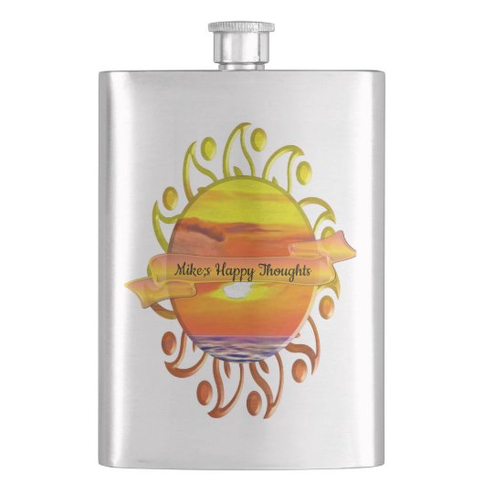 Gelukkige Gedachten Zonsondergang 2443 Flacon (Voorkant)