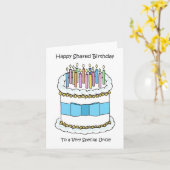 Gelukkige Gedeelde Verjaardag voor Oom Kaart (Gele Bloem)